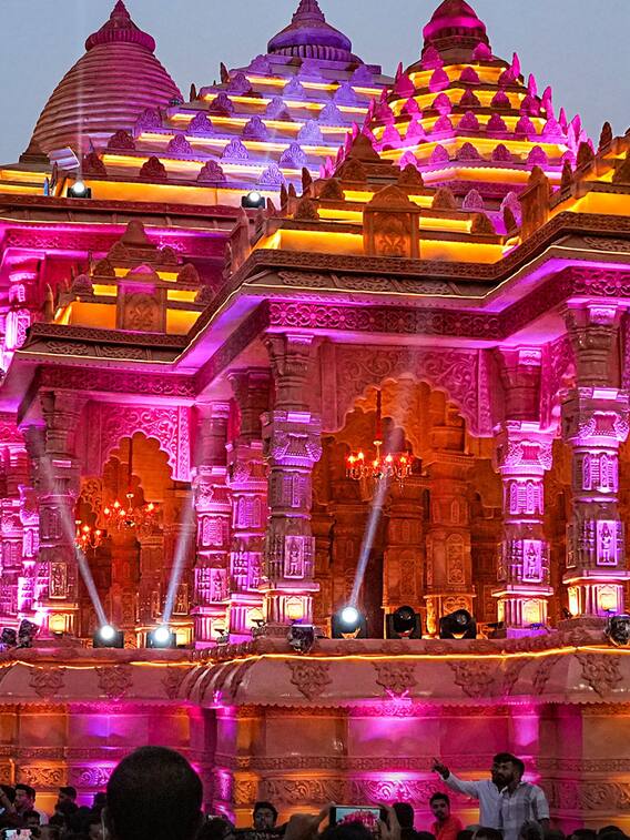 8 आठ फुट के स्‍वर्ण जडित सिंहासन विराजमान होंगे रामलला