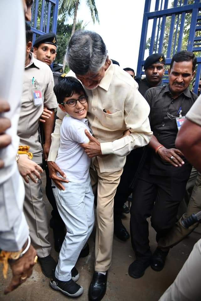 Supporters Welcome Ex-Andhra CM Naidu With Loud Cheer, Flowers As He Returns Home After 53 Days. WATCH