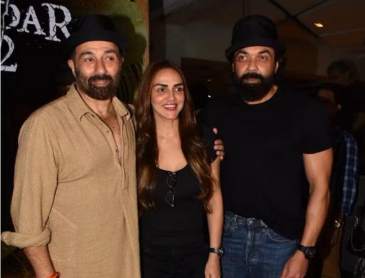 koffee with karan 8 sunny deol reacts on Equation With esha deol and ahana deol Koffee With Karan 8: हेमा मालिनी की बेटियों के साथ रिश्ते पर सनी देओल ने तोड़ी चुप्पी, बोले- 'वो मेरी बहनें हैं...'