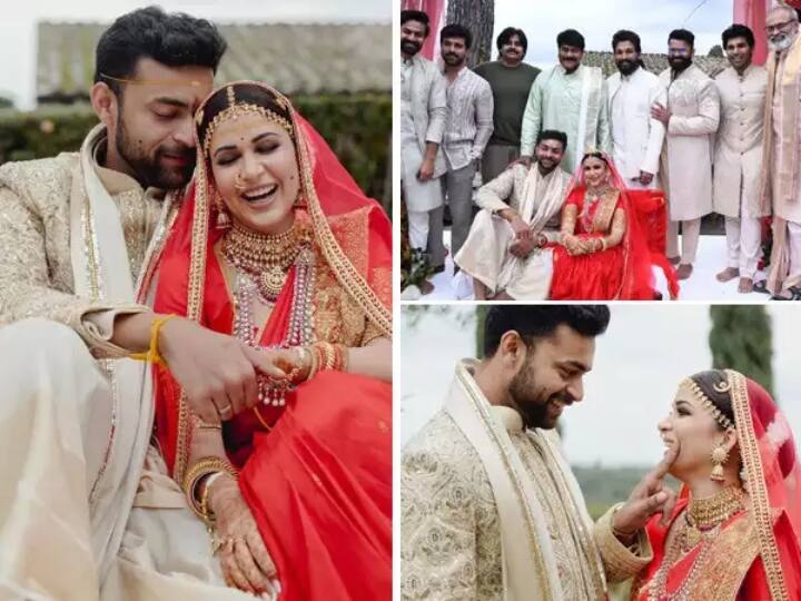 Varun tej ties knot with lavanya tripathi in Italy yesterday Varun tej - Lavanya Tripathi: இத்தாலியில் பிரமாண்டத் திருமணம்.. லைக்ஸ் அள்ளும் வருண் தேஜ் - லாவண்யா திரிபாதி ஃபோட்டோஸ்!   