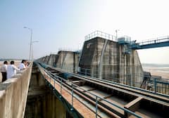 Telangana Elections: Rahul Gandhi Visits Medigadda Barrage Of Kaleshwaram Project — PICS