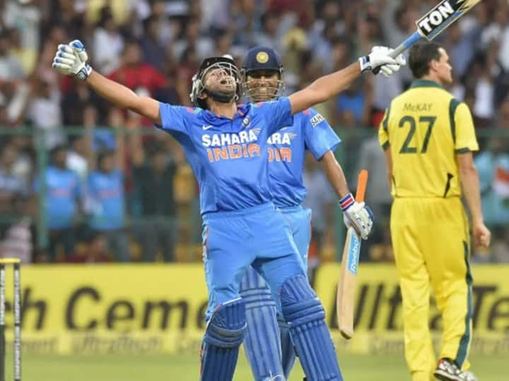 Rohit Sharma hits his first ever double century on this day in 2013 against Australia Rohit Sharma: दस साल पहले आज ही के दिन रोहित ने लगाया था अपना पहला दोहरा शतक, मुंबई में फिर कमाल करने का मौका