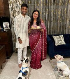 Photos: ਕਰਵਾ ਚੌਥ 'ਤੇ ਇਨ੍ਹਾਂ ਕ੍ਰਿਕਟਰਾਂ ਨੇ ਆਪਣੇ ਹਮਸਫਰ ਲਈ ਦਿਖਾਇਆ ਪਿਆਰ, ਸ਼ੇਅਰ ਕੀਤੀਆਂ ਰੋਮਾਂਟਿਕ ਤਸਵੀਰਾਂ