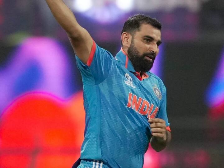 Mohammed Shami World Cup Record Most wickets for India in WC 45 Wickets 14 Innings Sports News World Cup 2023: मोहम्मद शमी का ऐतिहासिक कारनामा, भारत के लिए वर्ल्ड कप में सबसे ज़्यादा विकेट लेने वाले गेंदबाज़