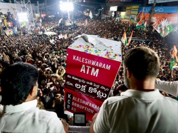 Rahul Gandhi is currently in Telangana campaiging for the Assembly elections scheduled on November 30 (Credit: Twitter/@RahulGandhi)