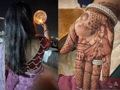 Photos: करवा चौथ पर सामने आई इन क्रिकेटर्स की तस्वीरें, श्रीलंका मैच से पहले सूर्या भी पहुंचे थे घर