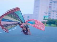 Woman Effortlessly Does Somersault In Lehenga, Viral Video Has 14 Million Views