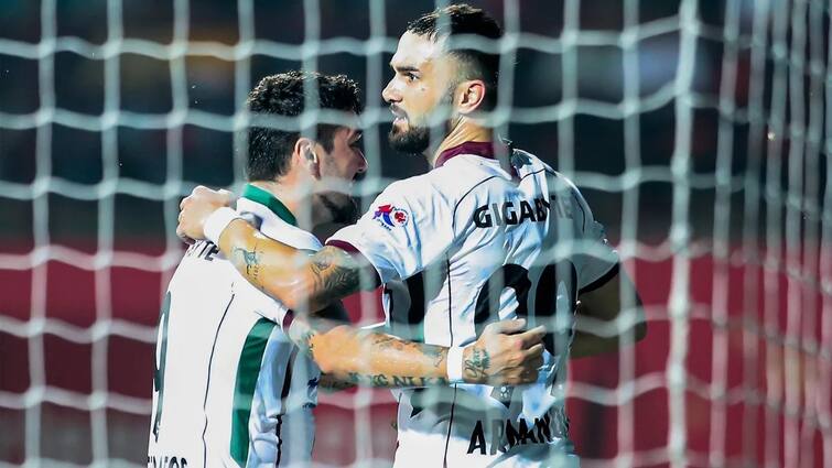 Mohun Bagan Supergiant edge past 10th man Jamshedpur in five goal thriller Mohun Bagan: পিছিয়ে থেকেও জামশেদপুরের বিরুদ্ধে ১০ জনে খেলে দুরন্ত জয় মোহনবাগানের