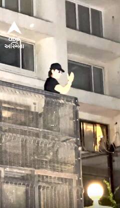 Shah Rukh Khan | Bollywood Updates | છત પર ચઢી કિંગ ખાને ઝીલ્યું ફેન્સનું અભિવાદન