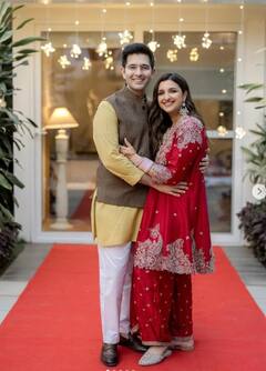 Parineeti Chopra: ਪਰਿਣੀਤੀ ਚੋਪੜਾ ਦੀ ਖੂਬਸੂਰਤੀ ਨੇ ਹਰ ਕਿਸੇ ਨੂੰ ਕੀਤਾ ਫੇਲ, ਰਾਘਵ ਦੀ ਦੁਲਹਨੀਆਂ ਨੇ ਢਾਇਆ ਕਹਿਰ