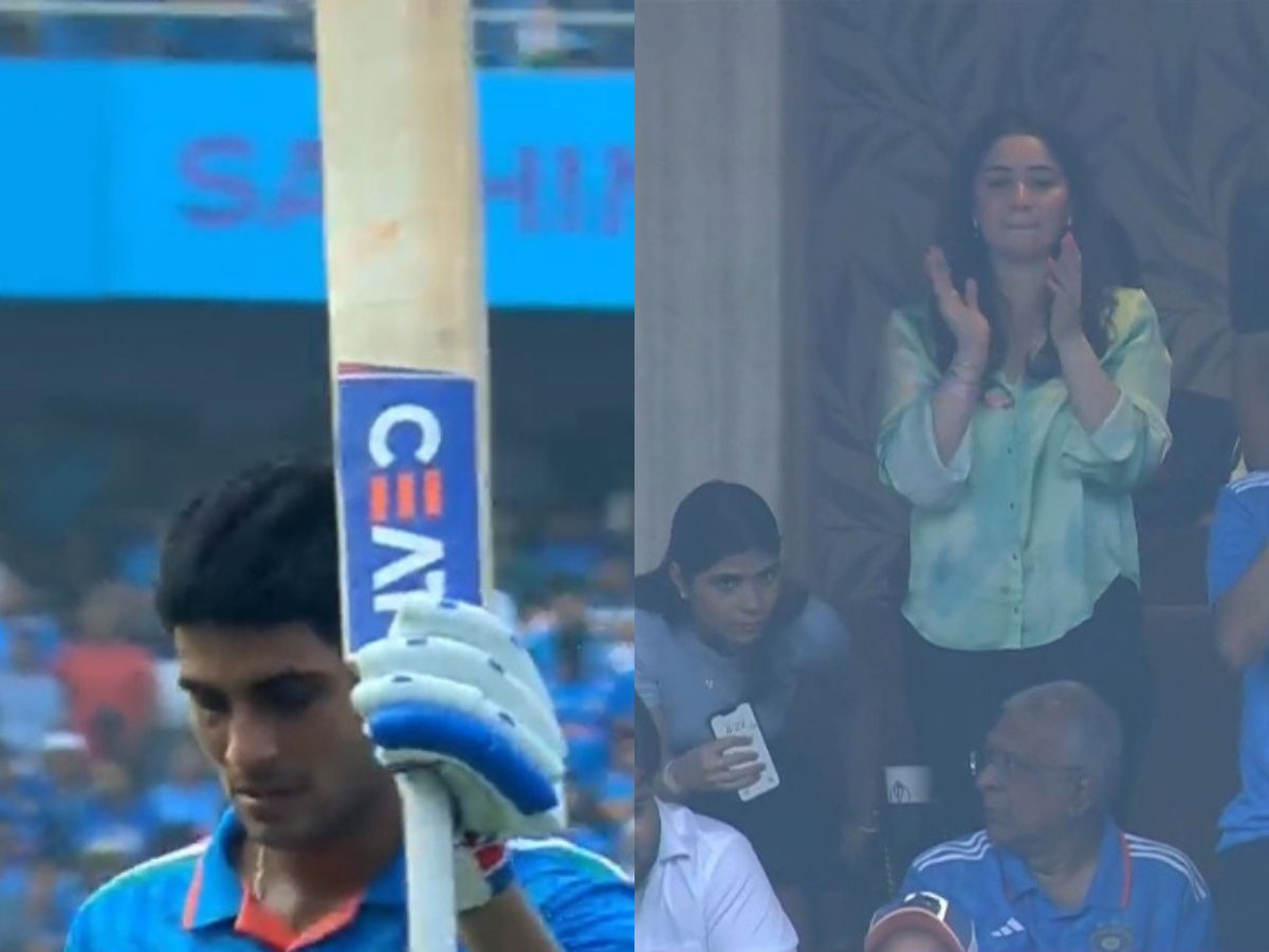 Sara Tendulkar Gives Standing Ovation As Shubman Gill Walks Back To ...