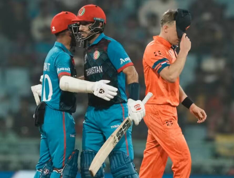 world cup 2023 points table update afghanistan moves to 5th position in points table over taken pakistan ned vs afg   World Cup 2023 Points Table: અફઘાનિસ્તાનની જીત સાથે પોઈન્ટ ટેબલમાં મોટો ઉલટફેર 