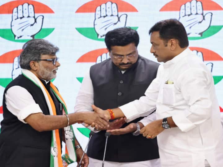 Lok Sabha Election 2024 Former Tamil Nadu DGP Braj Kishore Ravi joined Congress Lok Sabha Election 2024: बिहार के रहने वाले तमिलनाडु के पूर्व DGP ब्रज किशोर रवि कांग्रेस में हुए शामिल, अखिलेश सिंह रहे मौजूद