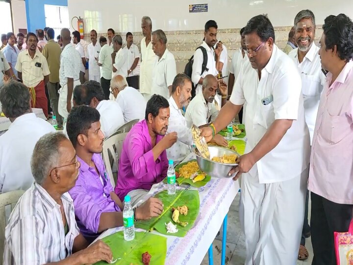 Kanchipuram ADMK : அதிமுகவினருக்கு தடபுடல் பிரியாணி விருந்து.. பார்த்து பார்த்து கவனித்த நிர்வாகிகள்..