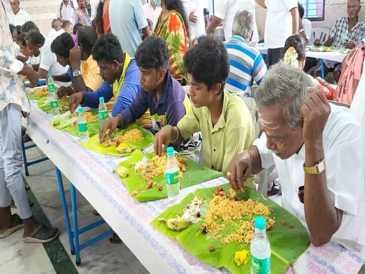 briyani feast was held for the executives who participated in the meeting of AIADMK booth committee executives held in Kanchipuram Kanchipuram ADMK : அதிமுகவினருக்கு தடபுடல் பிரியாணி விருந்து.. பார்த்து பார்த்து கவனித்த நிர்வாகிகள்..