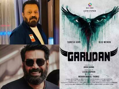 Netizens praise for Suresh Gopi and Biju Menon starrer Garudan movie மீண்டும் ஒரு சூப்பர் திரில்லர்!  ரசிகர்களின் மனதை கவர்ந்து வெற்றிநடைபோடும் கருடன்..!