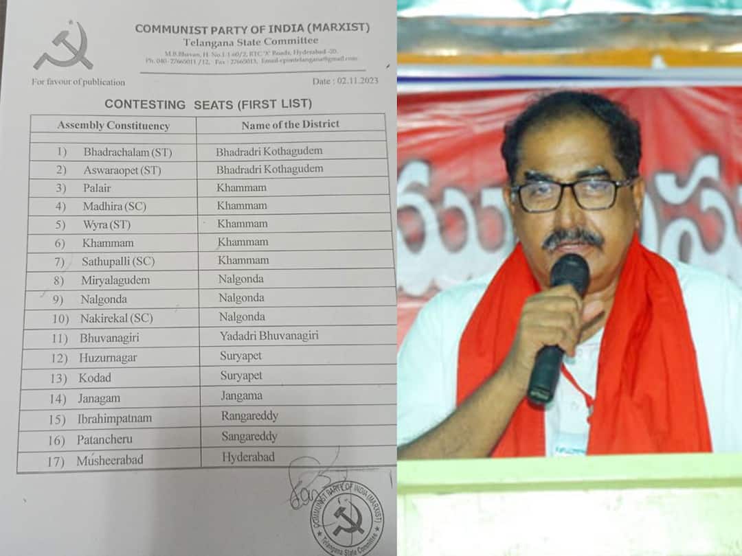 Tammineni Veerabhadram: తెలంగాణ ఎన్నికల్లో సీపీఎం కీలక నిర్ణయం CPM Calls Off Alliance With Congress And Contest In 17 Seats Tammineni Veerabhadram: తెలంగాణ ఎన్నికల్లో సీపీఎం కీలక నిర్ణయం