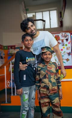 Adivi Sesh Spreads Love And Joy At St Jude India Childcare Centre