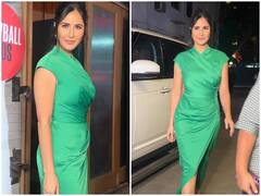 प्रेग्नेंसी रुमर्स को खारिज करते हुए ग्रीन कलर के फिटेड आउटफिट में स्पॉट हुईं कैटरीना कैफ, थाई-हाई स्लिट ड्रेस में एक्ट्रेस लगीं गॉर्जियस