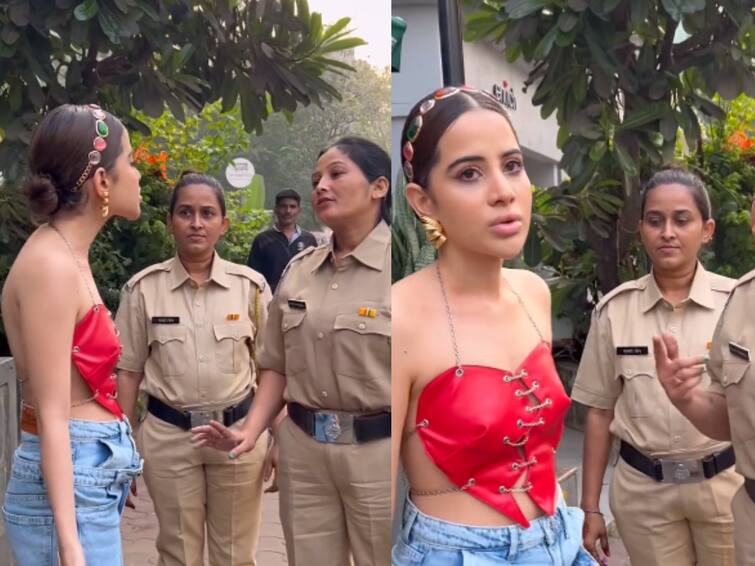 Urfi Javed Arrest Viral Video Is Urfi Arrested what is The Truth Know Here Urfi Javed Arrest: குட்டி குட்டி ஆடை அணிந்ததால் கைது செய்யப்பட்ட நடிகை உர்ஃபி ஜாவெத்! உண்மை என்ன?