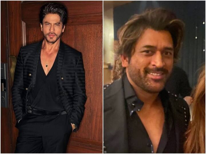 shah rukh khan 58th birthday party inside video leaked ms dhoni dashing look video viral Shah Rukh Khan के बर्थडे बैश का वीडियो हुआ लीक, कैप्टन कूल MS Dhoni का दिखा डैंशिंग अवतार