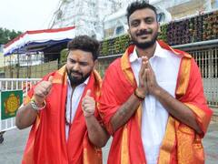 अक्षर पटेल के साथ तिरुपति बालाजी पहुंचे ऋषभ पंत, फोटो शेयर कर लिखा दिलचस्प कैप्शन