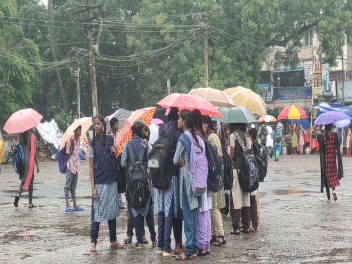 Heavy rain  Mayiladuthurai district  schools and colleges holiday TNN கனமழை எதிரொலி; மயிலாடுதுறை மாவட்டத்தில் பள்ளி, கல்லூரிகளுக்கு விடுமுறை