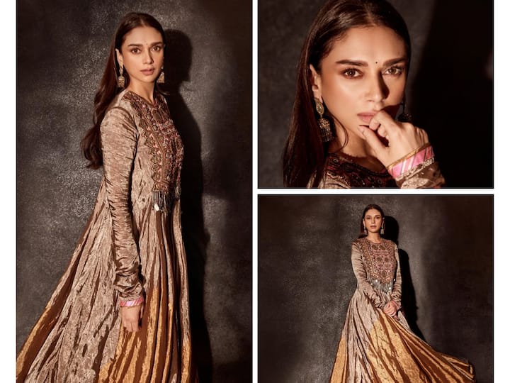 Aditi Rao Hydari is here to add a touch of festive vibrance to your upcoming weekend, looking absolutely stunning in an exquisite anarkali outfit.