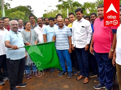 gingee Mastan flagged off the Lets Walk and Get Well project நடப்போம் நலம் பெறுவோம் திட்டம்: கொடியசைத்து துவக்கி வைத்த அமைச்சர் செஞ்சி மஸ்தான்