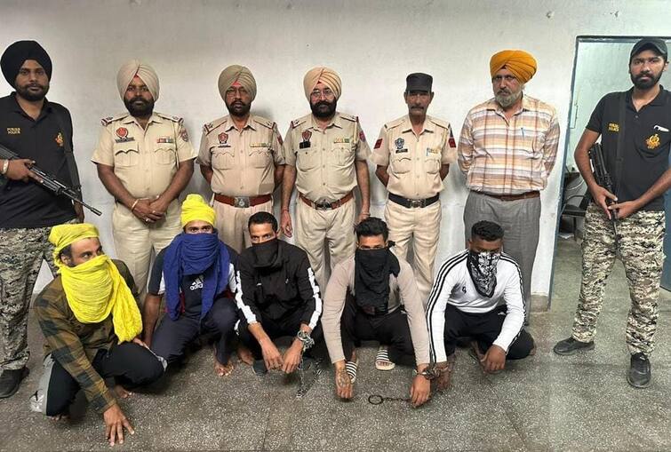 Punjab Police encounter in Batala, six gangsters arrested Punjab Police: ਸਰਹੱਦੀ ਖੇਤਰ ਬਟਾਲਾ 'ਚ ਪੁਲਿਸ ਦਾ ਐਨਕਾਊਂਟਰ, ਕਾਬੂ ਕੀਤੇ ਖ਼ਤਰਨਾਕ ਗੈਂਗਸਟਰ 