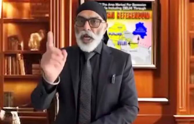 khalistani terrorist pannu threat said in video do not travel air india plane on 19th  Nov ખાલિસ્તાની આતંકી પન્નુની ધમકી, 19 નવેમ્બરે એર ઈન્ડિયાના પ્લેનમાં....