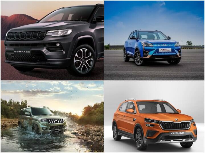 Check Out The list of some popular SUVs which are available with heavy discounts in this month Discount on SUVs: इन 10 पॉपुलर एसयूवी कारों पर मिल रही है भारी छूट, महिंद्रा एक्सयूवी400 से लेकर जीप कंपास है शामिल