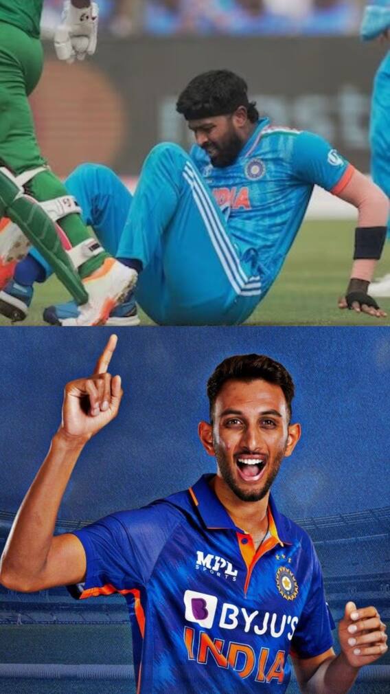 वर्ल्डकपमध्ये हार्दिक OUT, प्रसिद्ध कृष्णा IN!