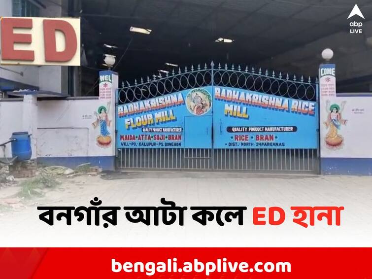 ED On Ration Scam: ED raid in North 24 parganas Bangaon today on Ration Corruption Scam Ration Scam: রেশন দুর্নীতিকাণ্ডে সাতসকালে বনগাঁর কালুপুরে আটা কলে ED হানা