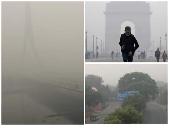 Toxic smog continues to hang over Delhi, compelling many to forgo their morning walks, sports, and other outdoor activities. However, a few still ventured outdoors to workout.