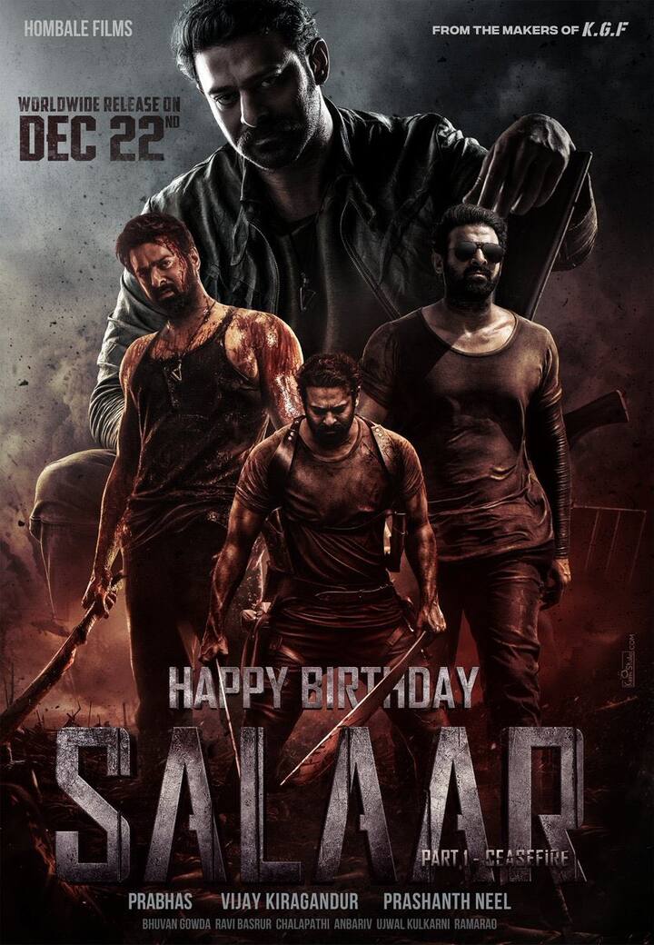 இத்திரைப்படத்தை ஆக்சன் காட்சிகளுக்காக சுமார் 750 வாகனங்கள் சண்டை கட்சிகளுக்கு பயன்படுத்தப்பட்டுள்ளது.சலார் திரைப்படத்தில் ஆக்சன் கட்சிகளுக்கு சிறிதும் பஞ்சமில்லை என்பதை இதிலிருந்தே தெரிகிறது.