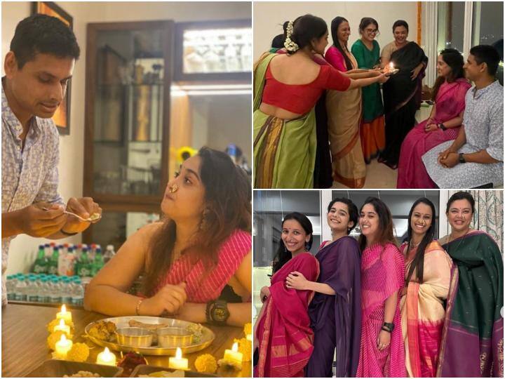 Aamir Khan daughter Ira Khan and Nupur Shikhare Pre wedding functions started with Kelvan ceremony see pics here Aamir Khan की बेटी Ira और नुपुर शिखरे के प्री वेडिंग फंक्शन हुए शुरू, 'केलवन' सेरेमनी में महाराष्ट्रीयन लुक में नजर आईं एक्टर की लाडली