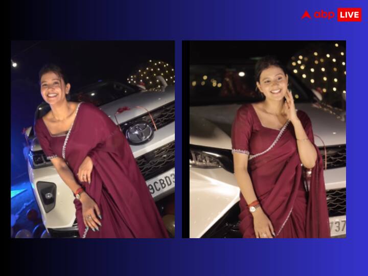 Lock Up fame Anjali Arora Birthday actress gifts herself car on her birthday Anjali Arora Birthday: 23 की हुईं लॉक अप फेम अंजलि अरोरा, 'कच्चा बादाम गर्ल' ने बर्थडे पर खुद को गिफ्ट की कार