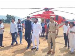 CM Eknath Shinde : मुख्यमंत्री शिंदे मूळ गावी दाखल, इलेक्ट्रिक कारने सफर