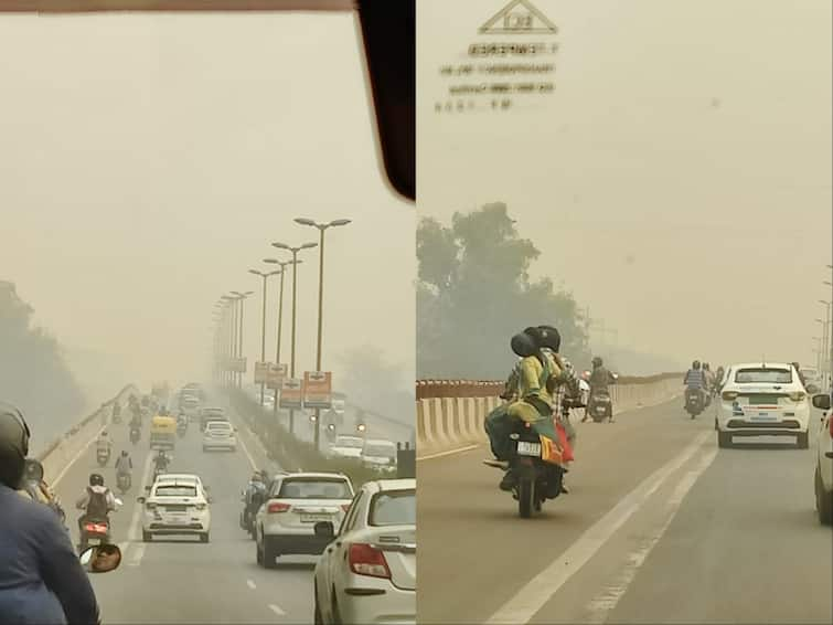 Delhi Pollution AQI News LIVE Updates Air Pollution AQI Thick Smog Blanket