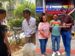 भरी सड़क पर पुरुषों को सैनिटरी पैड बांटने लगे दो लड़के, दिल छू जाएगी वजह, यहां देखें VIDEO