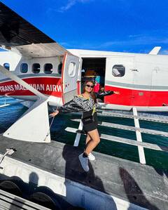 Neha Kakkar Photo: માલદીવમાં વેકેશન એન્જોય કરી રહી છે નેહા કક્કર, પતિ સાથે કુલ અંદાજમાં જોવા મળી સિંગર