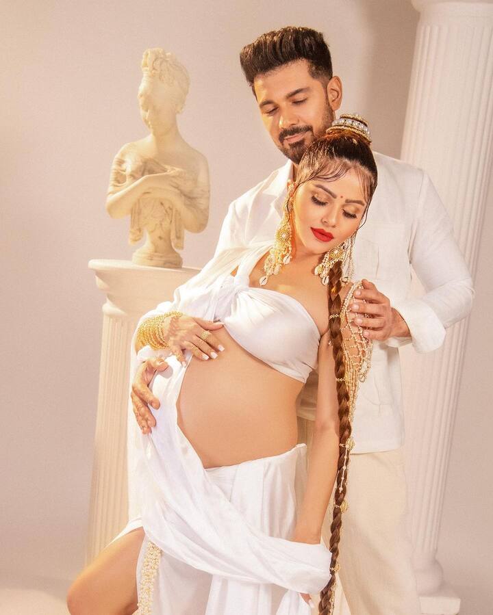 Rubina Dilaik Photoshoot: ટીવી સીરીયલ અભિનેત્રી રૂબીના દિલૈકે તાજેતરમાં અપ્સરા બનીને સોશિયલ મીડિયા પર તેના ફોટા શેર કર્યા છે.