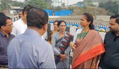 Supriya Sule : चांदणी चौकातील पुलावर खड्डा; सुप्रिया सुळे थेट चांदणी चौकात पोहचल्या अन्..