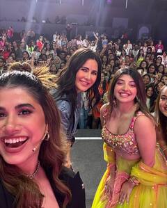 Katrina Kaif Photos : ఓపెన్ జీన్స్ షర్ట్​లో స్టన్నింగ్ ఫోజులిచ్చిన కత్రినా కైఫ్