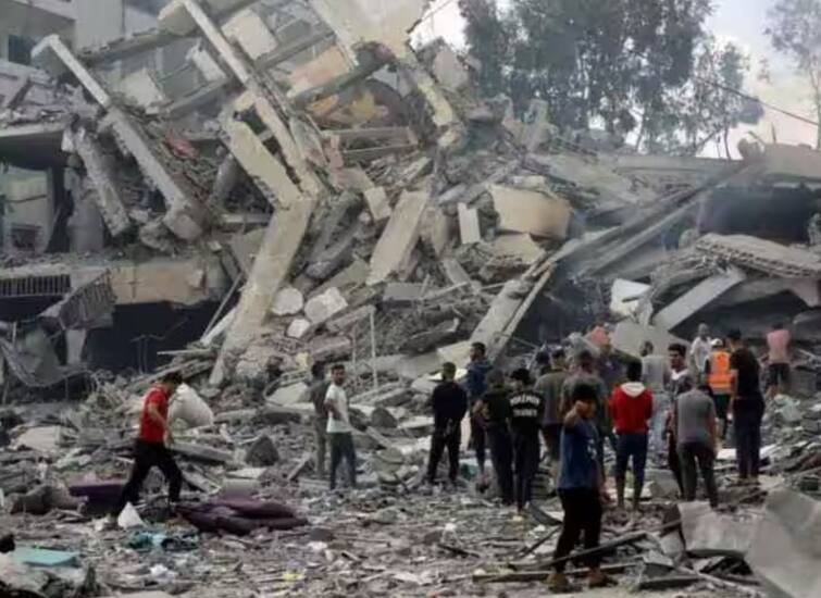 israel hamas war 52 people died in gaza as blast rips in al maghazi refugee camp Israel Hamas War : ગાજામાં એક શરણાર્થી શિબિર પર ઈઝરાયલી સેનાનો હુમલો, 50થી વધુ લોકોના મોત 