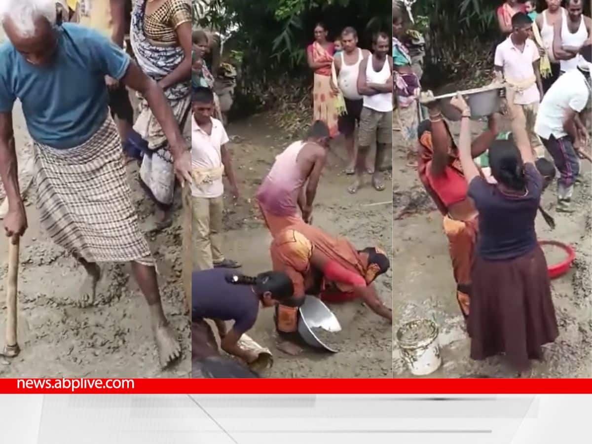 'Bihar Me Sab Kuch…': People React As Villagers 'Loot' Under-Construction Road In Jehanabad