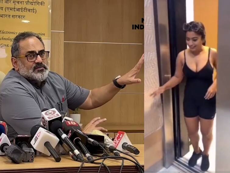 Union Minister Rajeev Chandrasekhar Reacts Strongly To ‘Deepfake’ Video Targeting Actress Rashmika Mandanna Rashmika Viral Video: రష్మిక మార్ఫింగ్‌ వీడియోపై కేంద్రం సీరియస్, చర్యలు తప్పవని హెచ్చరిక