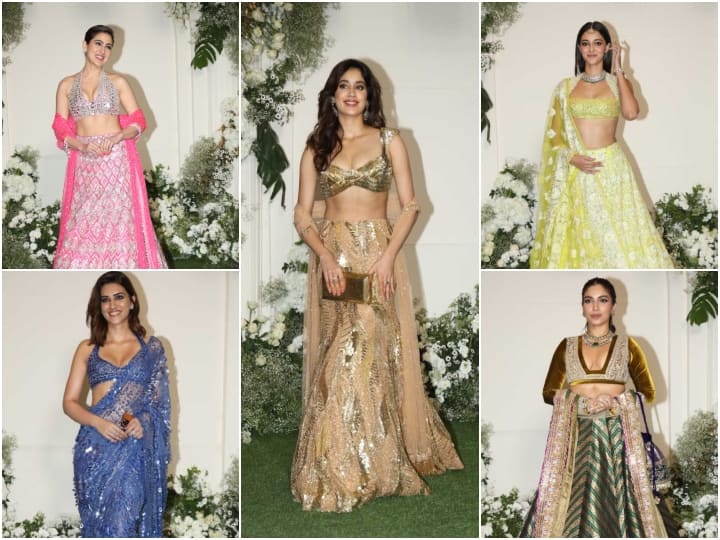 Diwali Party 2023:  फेमस फैशन डिजाइनर मनीष मल्होत्रा ने बीते दिन अपने घर एक ग्रैंड दीवाली पार्टी होस्ट की थी. इस पार्टी में बॉलीवुड के तमाम सेलेब्स ने शिरकत की. चलिए डालते हैं इनके लुक पर एक नजर...