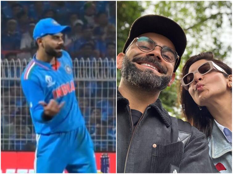 Watch Virat Kohli IND Vs SA Match Does Anushka Sharma's 'Ainvayi Ainvayi' And SRK's 'Chaleya' Hook Step Virat Kohli Does Anushka Sharma's 'Ainvayi Ainvayi' And SRK's 'Chaleya' Hook Step During IND Vs SA Match, WATCH